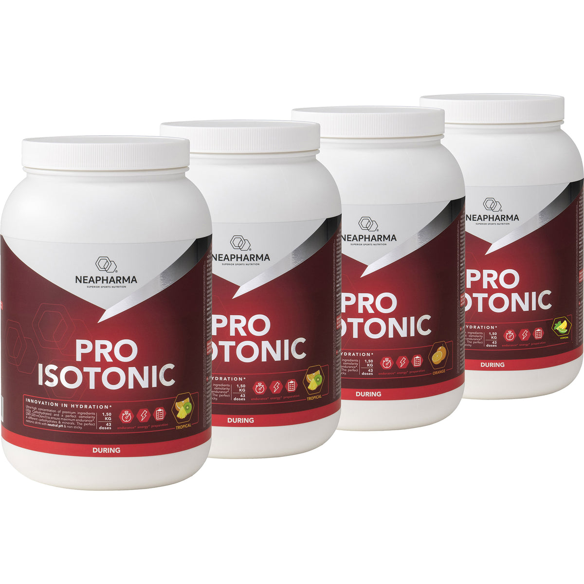 Neapharma neapharma voordeelpakket isotonic 4 potten + extra's