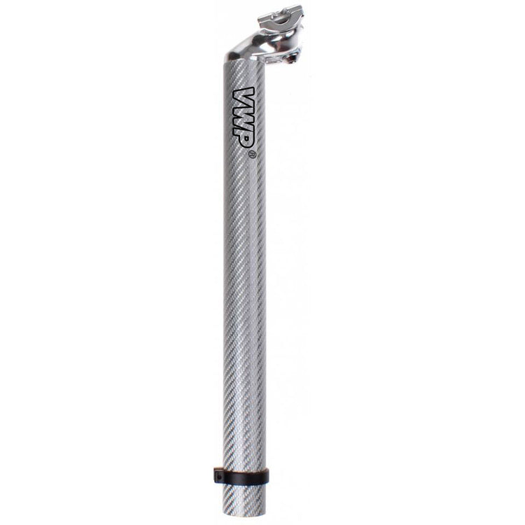 Zadelpen atb race 80% fiber 20% carbon 27.2 zilver