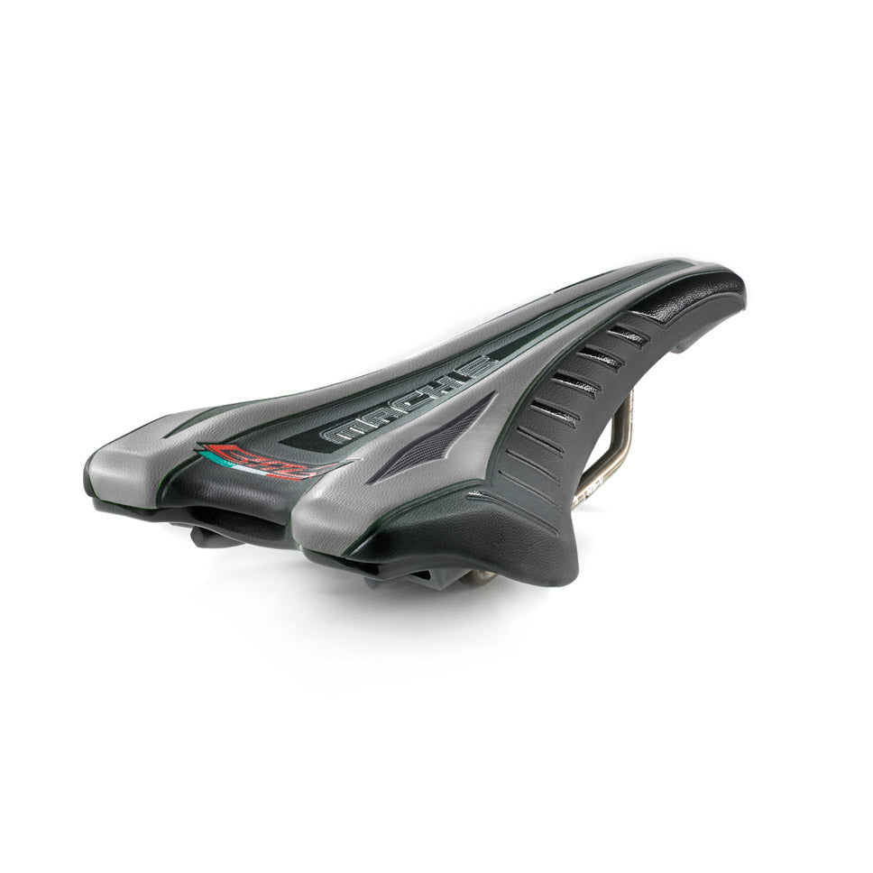 Monte grappa zadel bmg s007 mach 5 zwart zilver