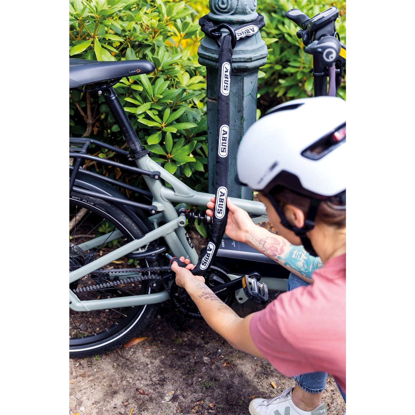 Abus ACH 2.0 6KS100 Insteekketting - Zwart (100cm)