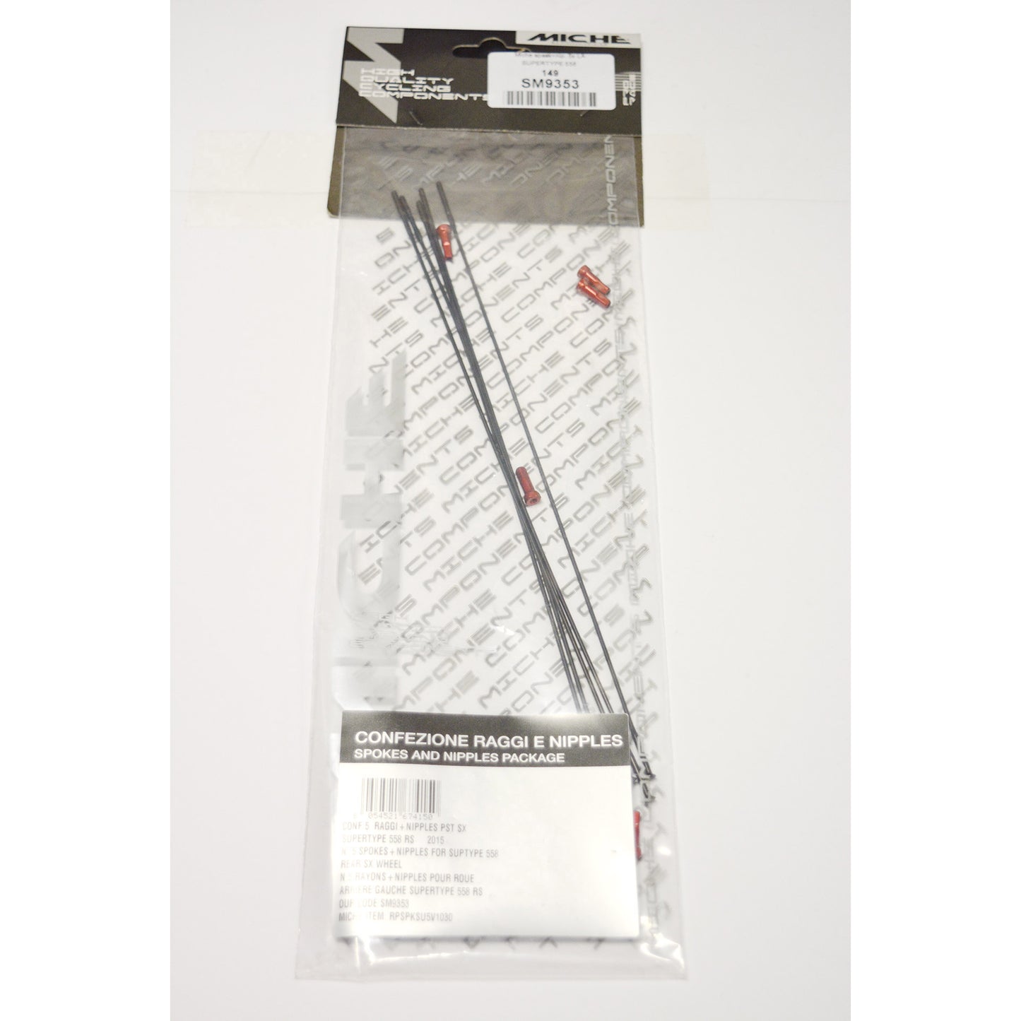 Miche spaak supertype 558 253mm la zwart (5st)