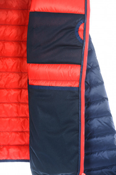 Alvivo Outdoorjas Workuta heren nylon donkerblauw rood mt XS