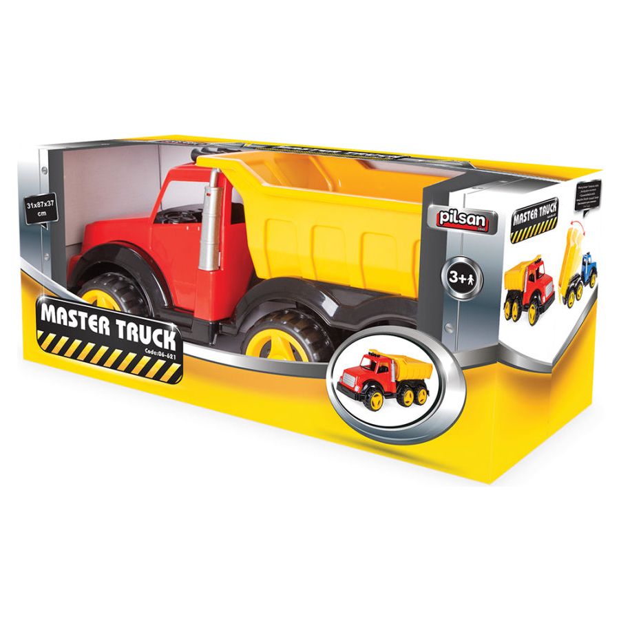 Pilsan Vrachtwagen rood zwart