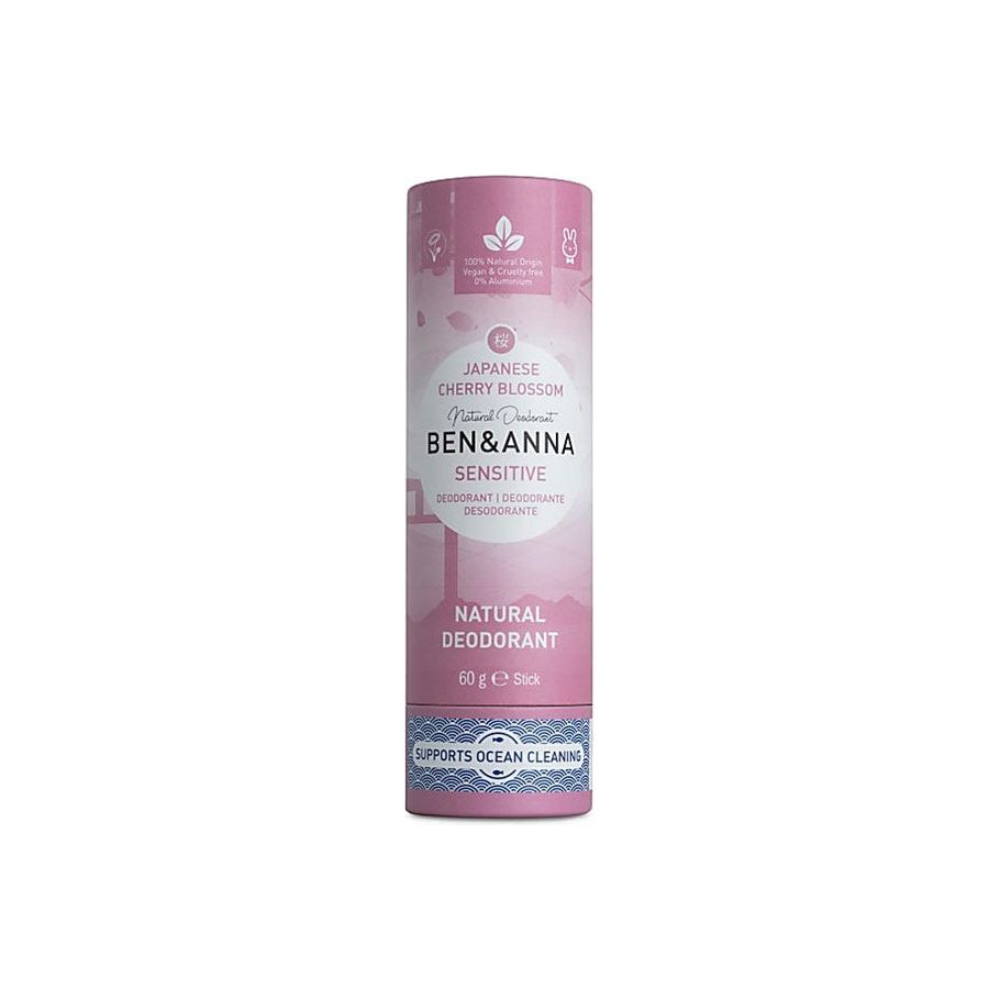 Ben Anna Deodorant in Papiertube Sensitive Cherry Blossom 60 gram