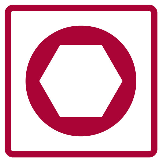 Gedore red Dopsleutelset 1 2 Inch SW 10-32 mm Zilver 24-delig