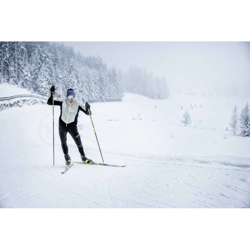 Löffler Hybride jack PL60 heren polyester zilvergrijs zwart mt 46