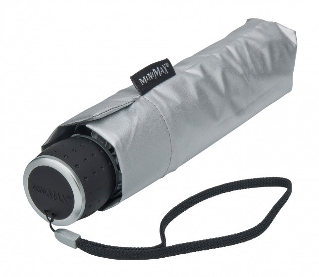 Minimax Opvouwbare Paraplu met Handopening Ø 100 cm Zilver