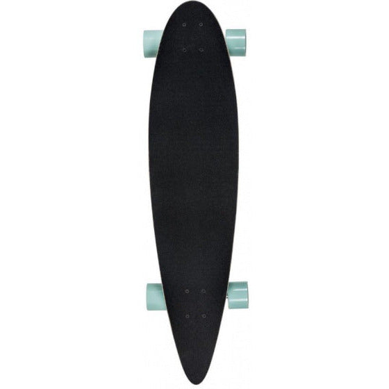 Playlife Longboard 97 x 23 cm hout zwart blauw