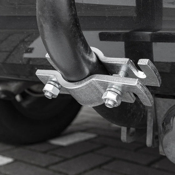 Proplus Hulpkoppeling met sleuf staal zilver