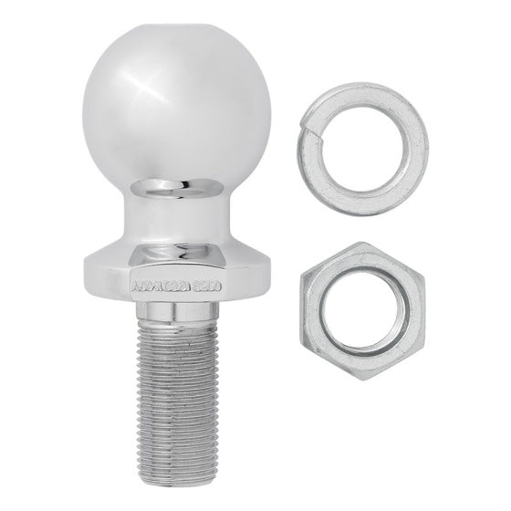 Proplus Trekhaakkogel recht Ø50mm M22 zilver