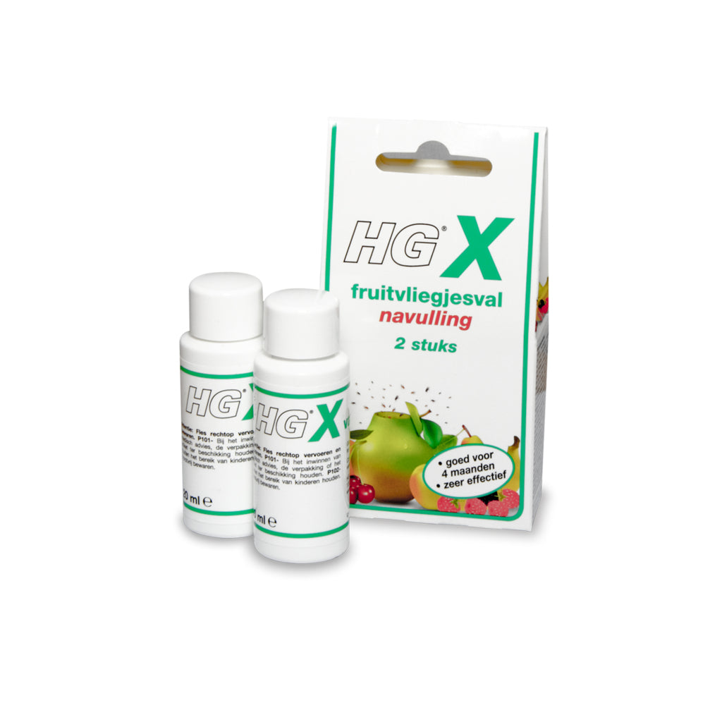 Hg x fruitvliegjesval navulling 40ml