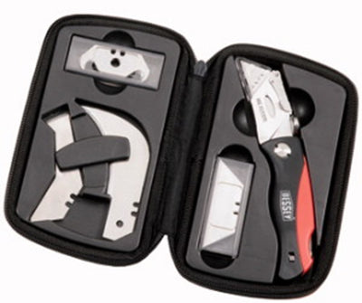 Erdi set universeelmessen | 25-delig opklapbaar | met nylon etui | 1 stuk - dbkph-set - dbkph-set