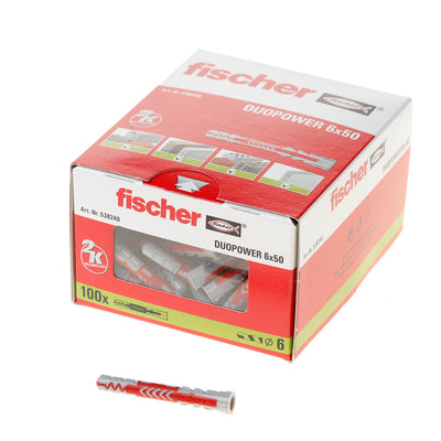 Fischer duopower 6x50 100 st - 538250