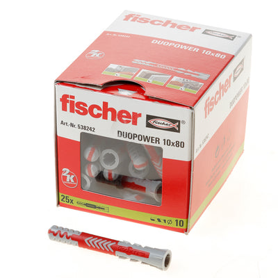 Fischer duopower 10x80 25 st - 538242