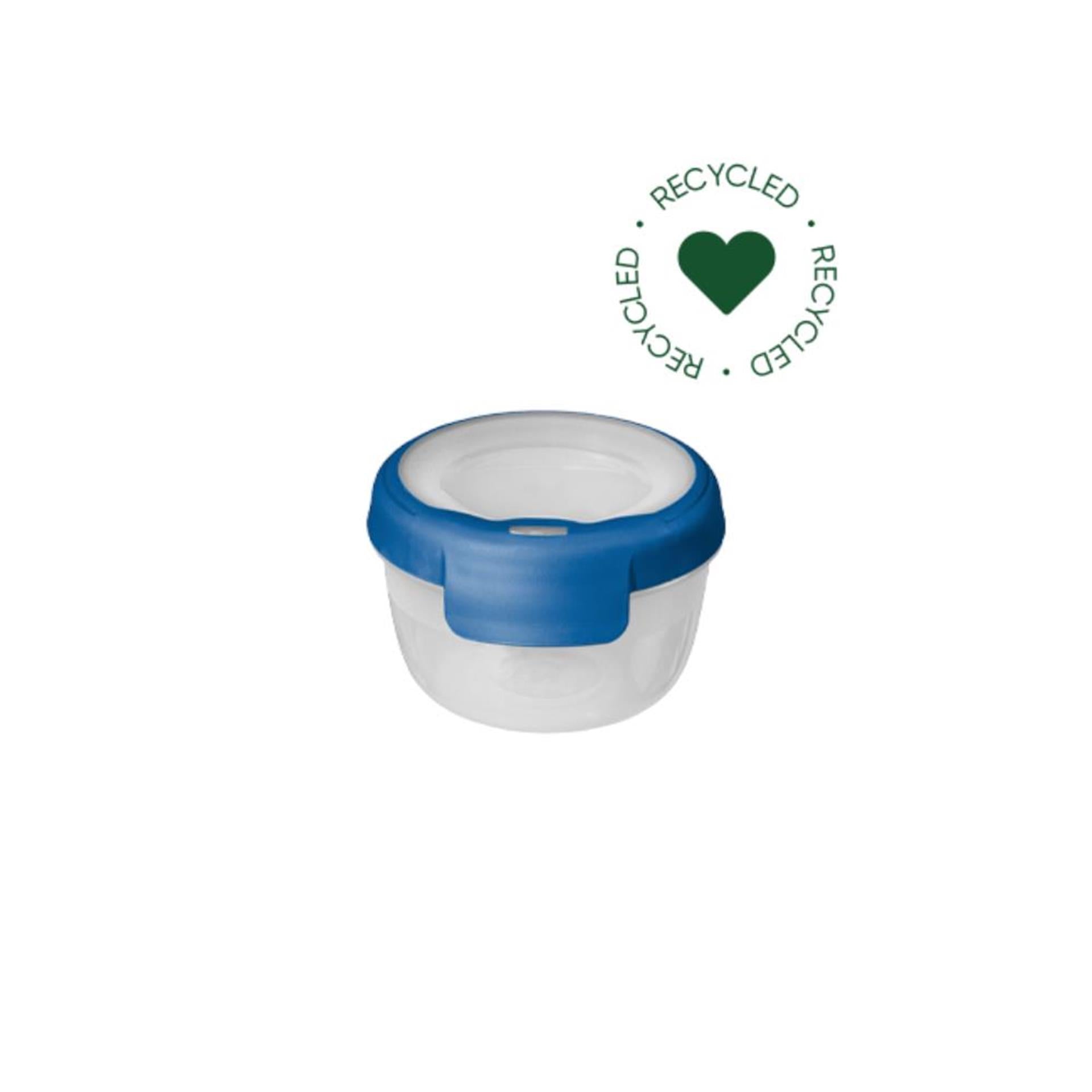 Curver grand chef vershoudbak rond 0.25l transparant donkerblauw