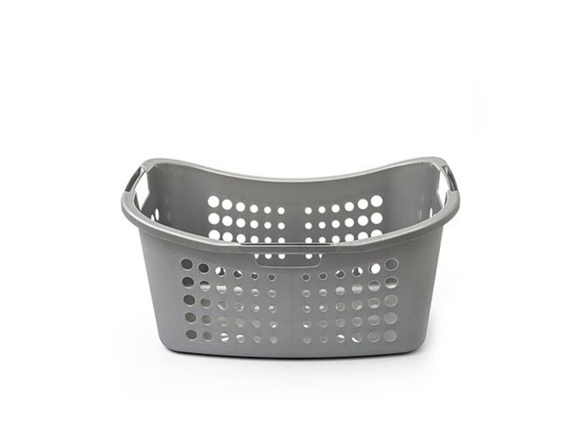 Curver victor wasmand ergo 50 liter zilver 24x39x59cm
