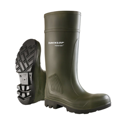 Dunlop d460933 purofort professional (onbeveiligd) | donkergroen | maat 42 - 15.032.038.42