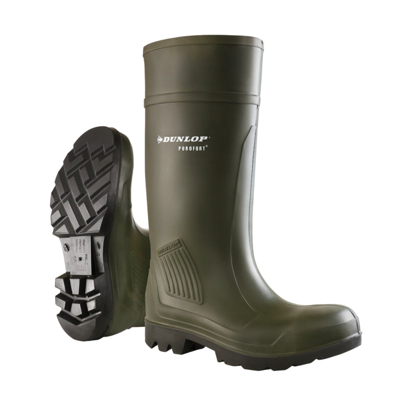 Dunlop d460933 purofort professional (onbeveiligd) | donkergroen | maat 45 - 15.032.038.45