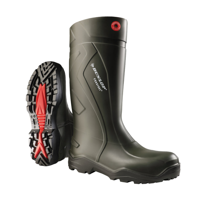 Dunlop d760933 purofort+ (onbeveiligd) groen - maat 42 - 15.032.043.42