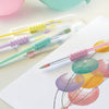 Faber castell fc-481620 penselenset soft touch 4 stuks pastel kleuren