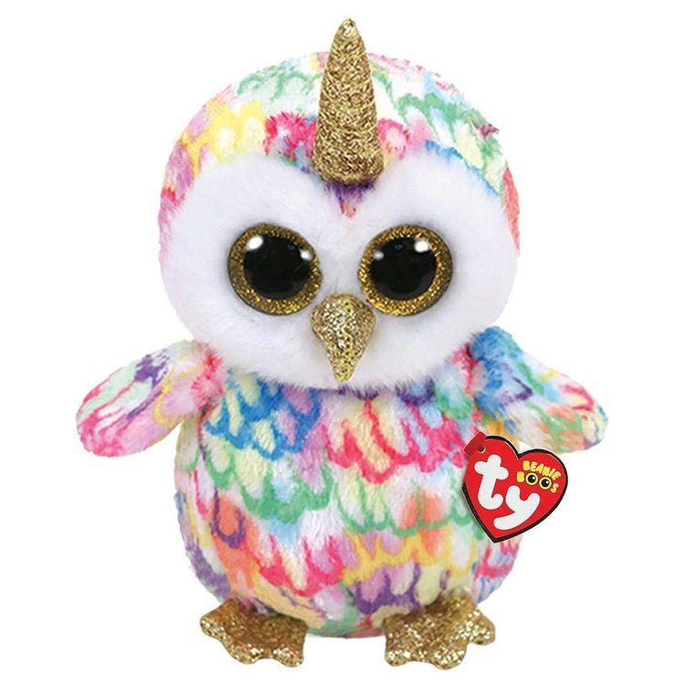 Ty beanie boo #039;s knuffel uil enchanted 24 cm
