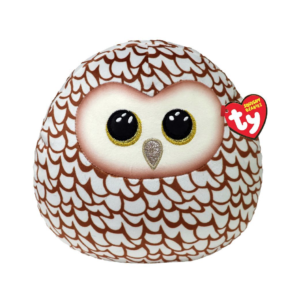 Ty Beanie Ty Squish a Boo Whoolie Owl, 20cm