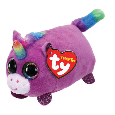 Ty teeny s eenhoorn knuffel rosette 10 cm