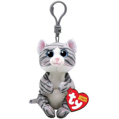 Ty beanie babies bellies clip mitzi cat, 10cm