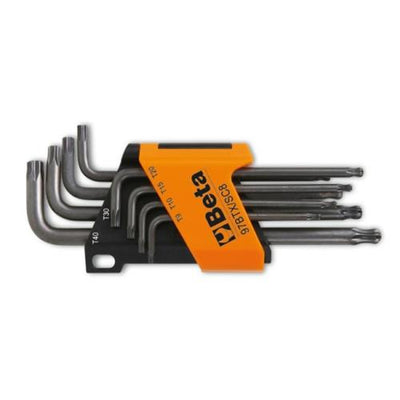 Beta torxsleutelset 97btx sc8 kort+kogelkop