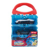 Toi-toys turbo racers opbergkoffer met 3 metalen auto's