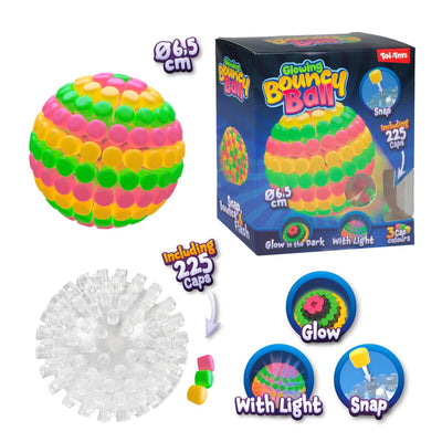 Toi-toys maak je eigen stuiterbal 6,5cm met licht
