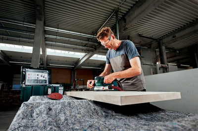Metabo sxe 450 turbotec excentrische schuurmachine - 350w - 150mm - variabel