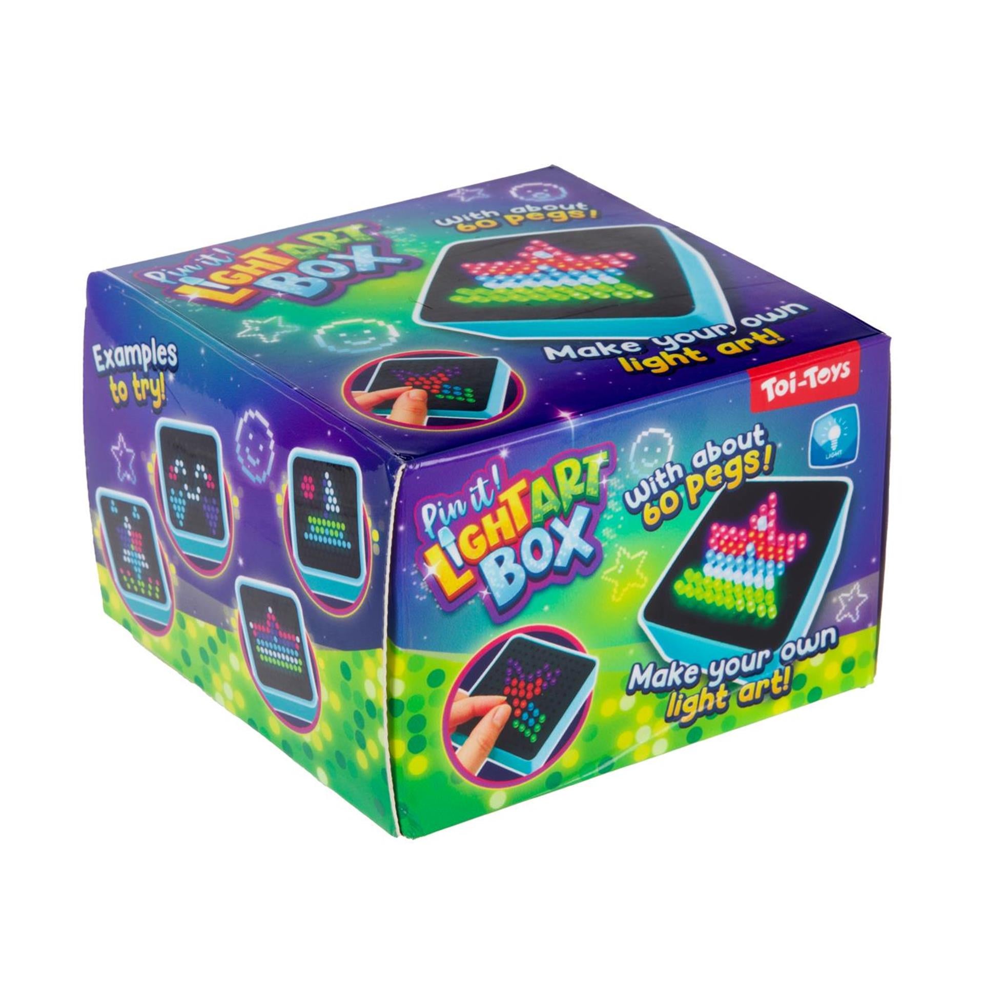 Toi-toys kunstkubus pin it met licht (diy)