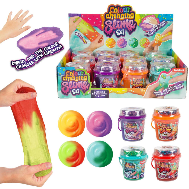 Toi-toys slijmset s met geur color change +acc