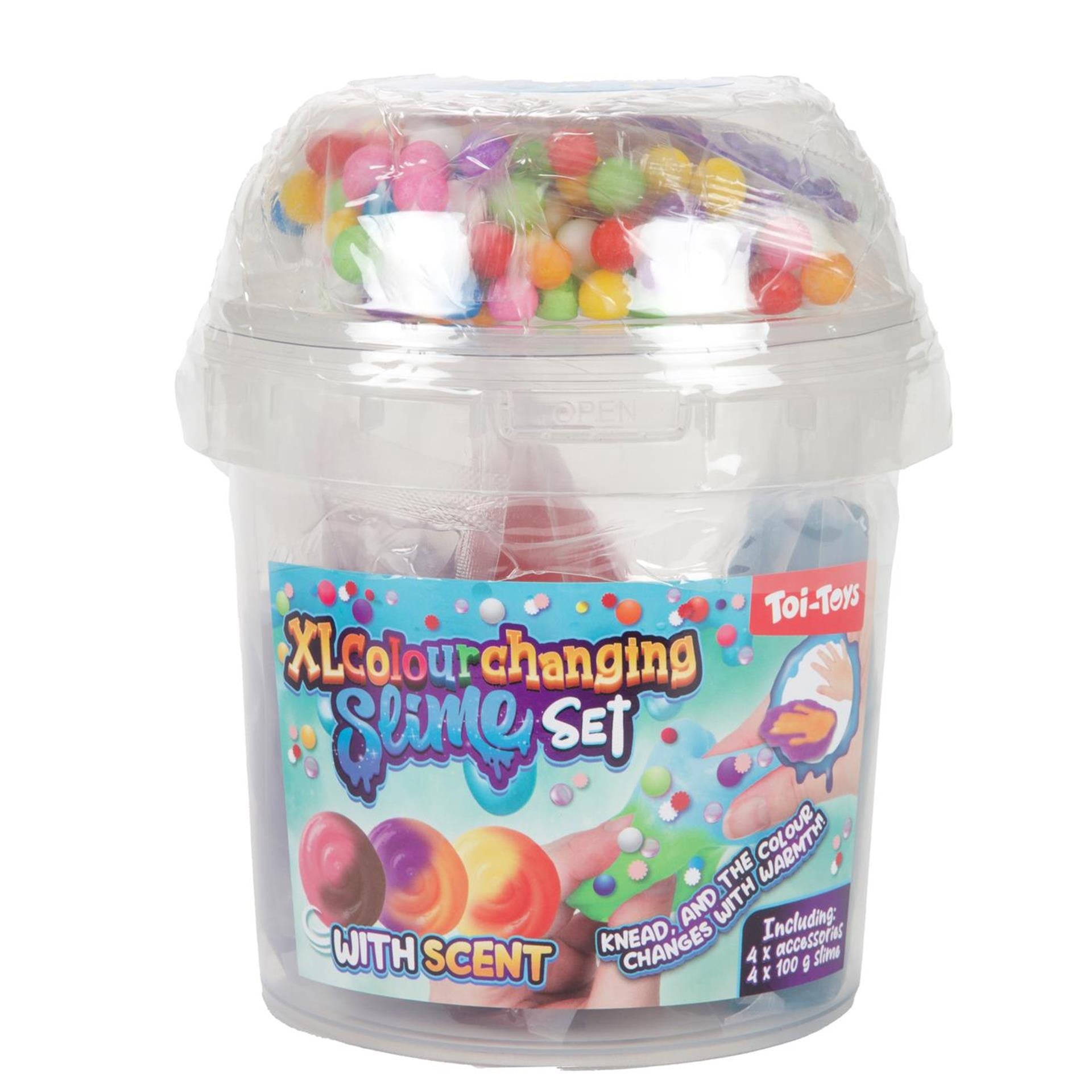 Toi-toys slijmset xl met geur color change +acc