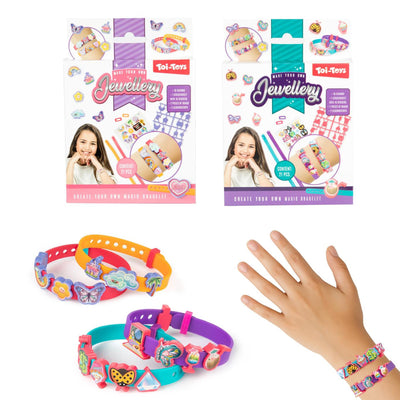 Toi-toys armbanden maken 2st met stickers