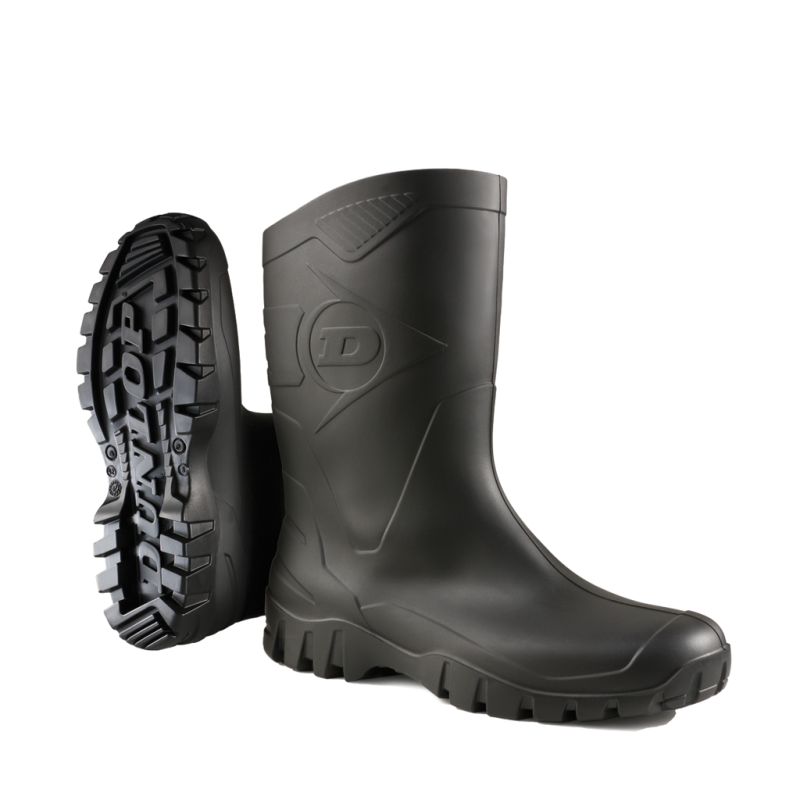 Dunlop dee calf blauw zwart kuitlaars pvc zwart 1819 - maat 43 - 00.036.005.43