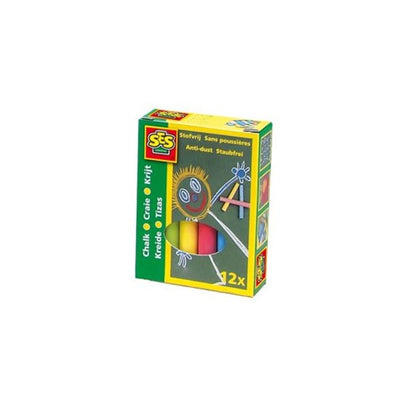 Ses bordkrijt kleur ø10mm pakje a 12st.