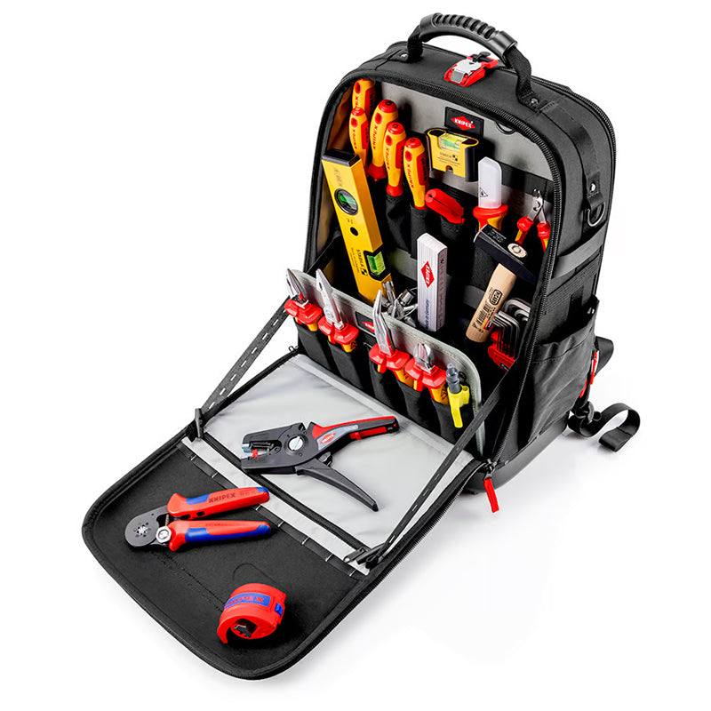 Knipex gereedschapsrugzak modular x18 elektro | 22-delig - 002150e