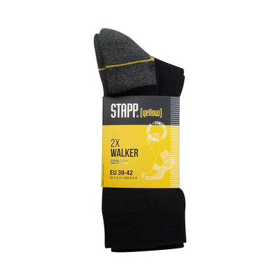 Stapp yellow walker coolmax 2-pack sokken 4425 | 699 zwart | maat 42 - 38.134.009.01