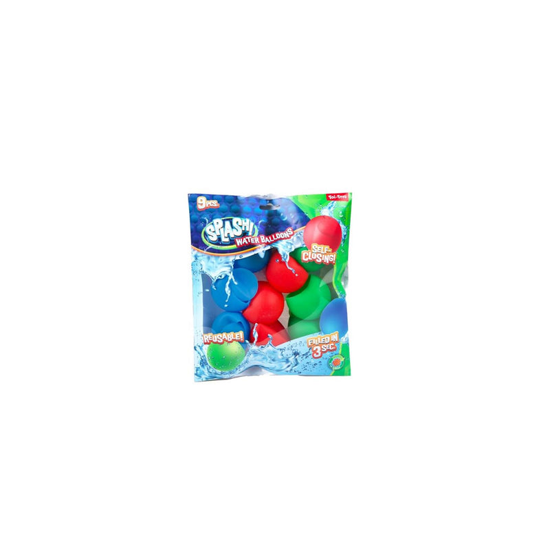 Toi-toys splash waterballon herbruikbaar en zelfsluitend - 9st