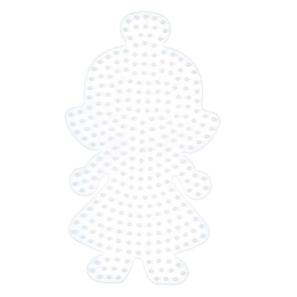 Hama strijkkralen grondplaat pop transparant