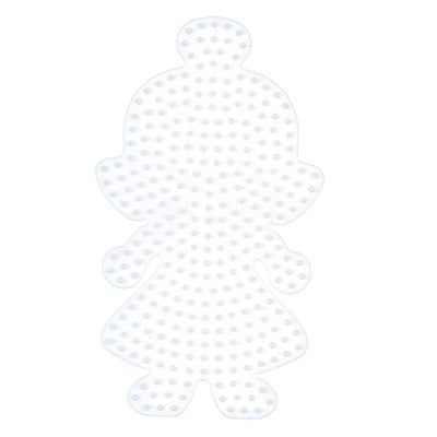 Hama strijkkralen grondplaat pop transparant