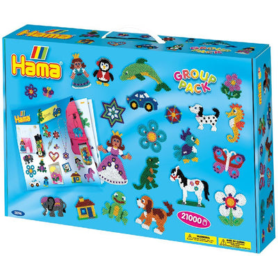 Hama strijkkralen basisdoos 21000 stuks
