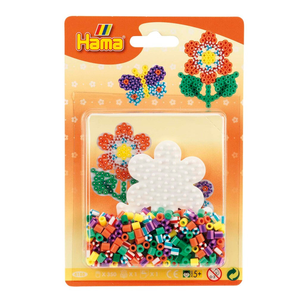 Hama strijkkralen vlinder en bloem set 350 stuks
