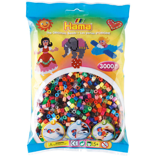Hama strijkkralen totale mix 3000 stuks