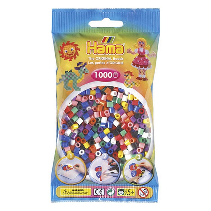 Hama strijkkralen primaire kleuren 1000 stuks
