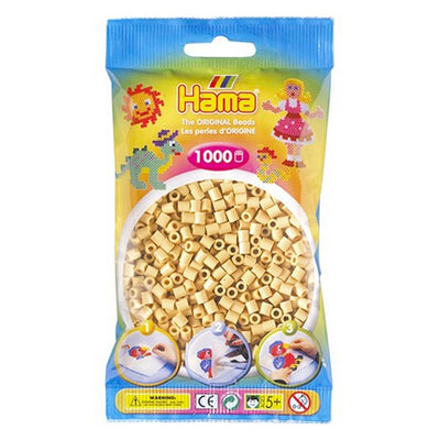 Hama strijkkralen beige 1000 stuks