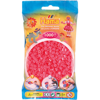 Hama strijkkralen strijkkralen 1000 stuks cerise