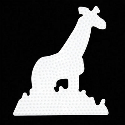Hama strijkkralen grondplaat giraffe wit